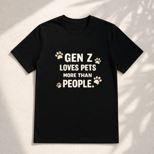 Unisex Oversized Genz loves pets