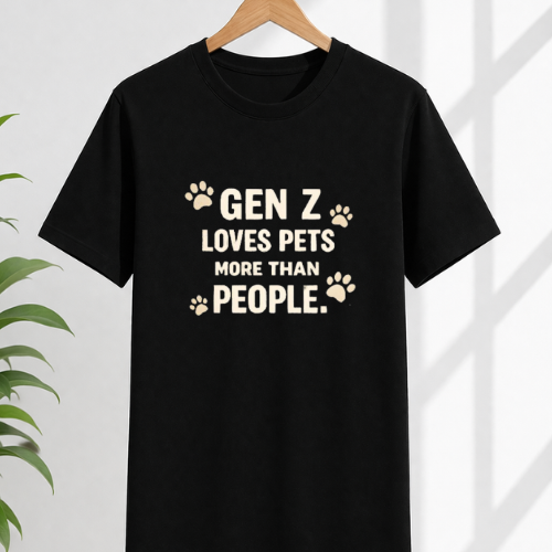 Unisex Oversized Genz loves pets